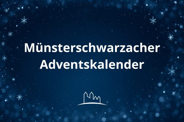 Weihnachtliche Abbildung als Hinweis auf den Münsterschwarzacher Adventskalender