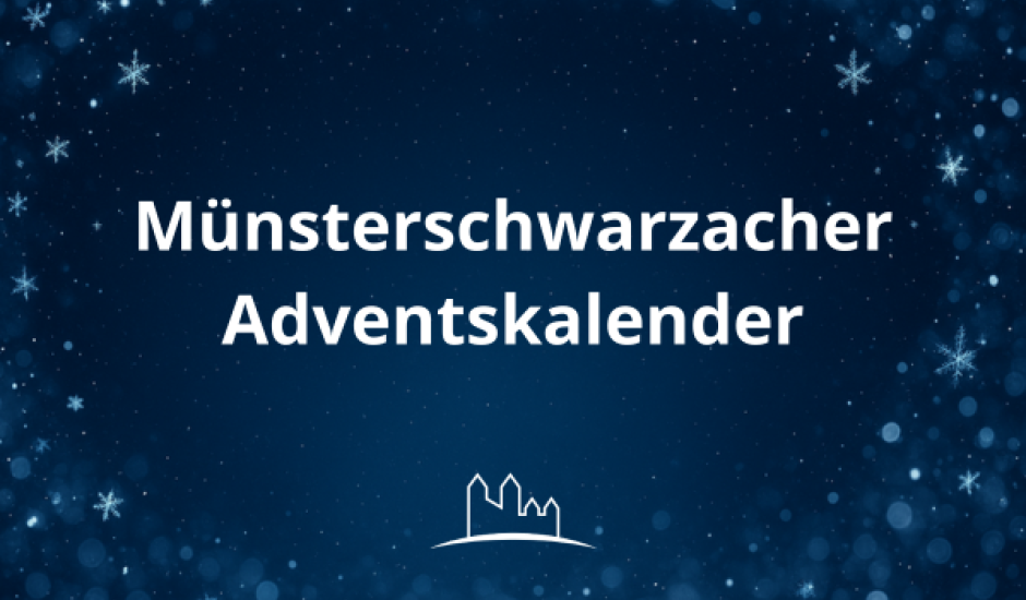 Weihnachtliche Abbildung als Hinweis auf den Münsterschwarzacher Adventskalender